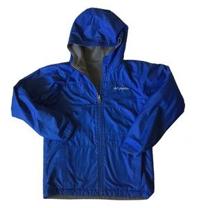 Columbia Reversible Hooded Full Zip Fleece Sz M